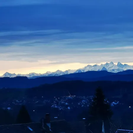 Alpenpanorama Haegelberg Steinen (Lorrach)